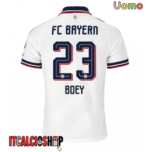 Bayern Munich Sacha Boey #23 Seconda Maglia 2026-27 Manica Corta